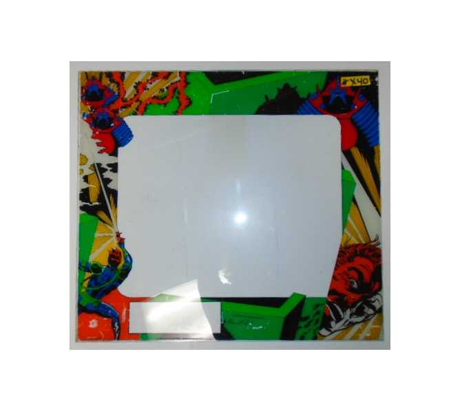 BERZERK Arcade Machine Game Monitor Bezel Artwork Graphic GLASS for sale #X40  