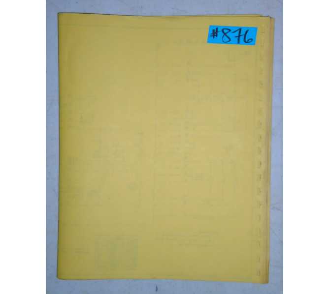 CENTAUR Arcade Machine Game SCHEMATICS #876 for sale 
