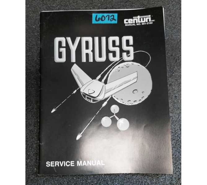 CENTURI GYRUSS Arcade Machine SERVICE Manual #6072 for sale