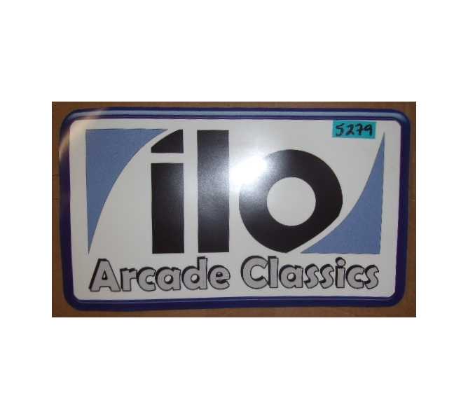 CHICAGO GAMING ILO ARCADE CLASSICS Arcade Game Flexible Marquee Header #5279 for sale  
