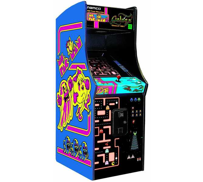 CHICAGO GAMING MS. PACMAN/GALAGA CLASS OF 1981 Arcade Machine Game - 6 IN 1 for HOME 