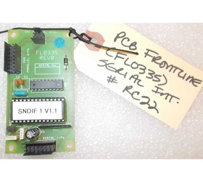 CROMPTON'S Coin Pusher Arcade Machine Game PCB Frontline (FLO 335) Serial Interface Board  