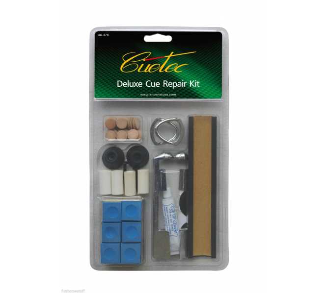 CUETEC Brand Deluxe Pool Table Billiard Cue Stick Tip Repair Kit for sale 