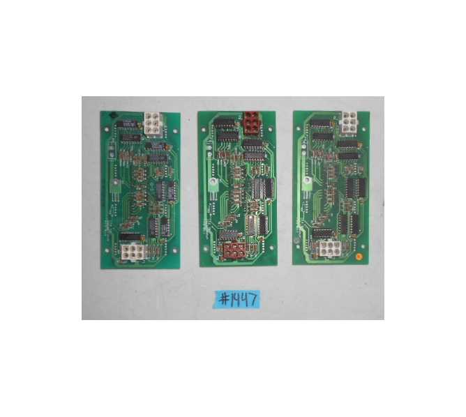 CYCLONE Redemption Arcade Machine Game PCB Printed Circuit DISPLAY Boards - LOT of 3 - #1447 for sale 