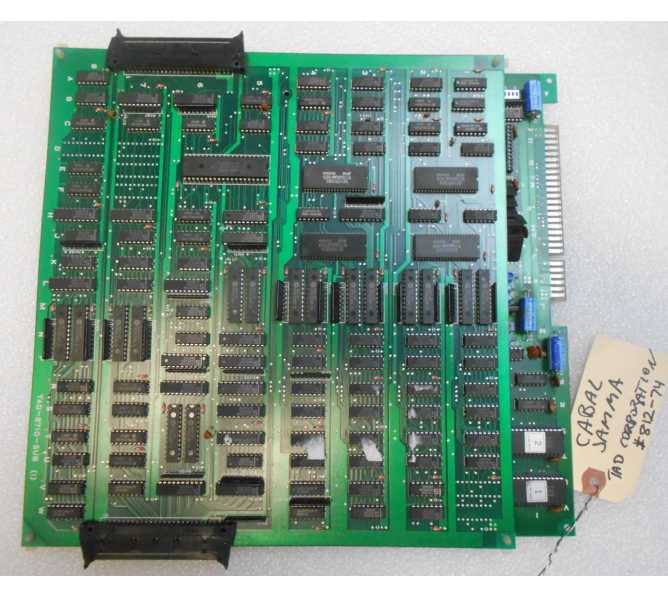 Cabal Arcade Machine Game PCB Printed Circuit Board Set #812-74 - TAD Corp.