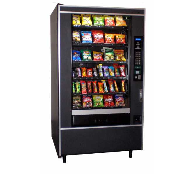 Crane National Vendors Crane Merchandising Systems CMS 147 Snack Center Glass Front Vending Machine Candy machine Candy vendor Snack machine Snack vendor