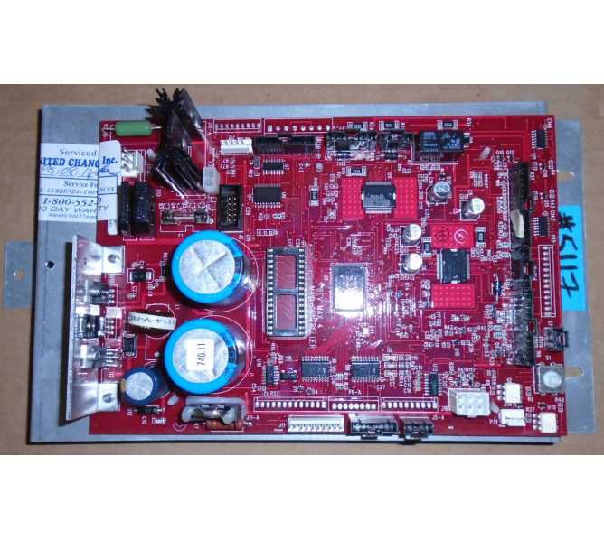 DIXIE NARCO BEVMAX 4 Vending Machine PCB Printed Circuit Board #5117 for sale rebuilt by UNITED CHANGERS 