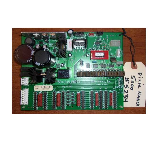 DIXIE NARCO DN5000 Cold Soda Vending Machine PCB Printed Circuit Board #5234 for sale
