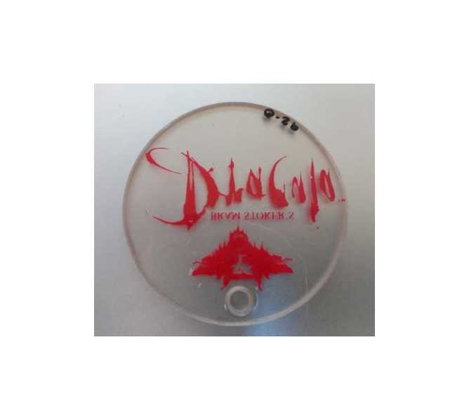 DRACULA Original Pinball Machine Promotional Key Fob Keychain Plastic for sale