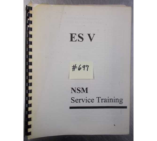 ES V Jukebox Machine Service Training Manual #697 for sale  