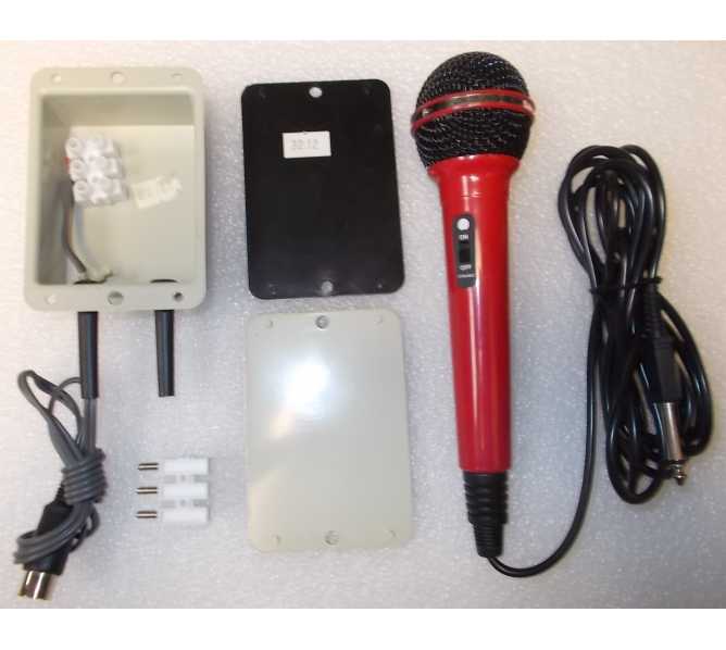 FICO UDM-326 UNI-DIRECTIONAL MICROPHONE, 1/4 in MIC CABLE w 3.5 MONO ADAPTER