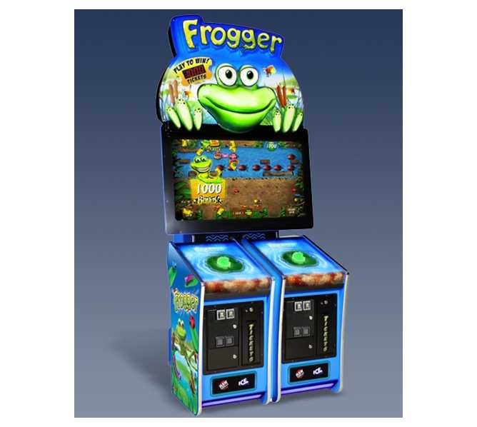 FROGGER 1/2 Player Ticket Redemption Arcade Machine Game by ICE - LIGHT USE