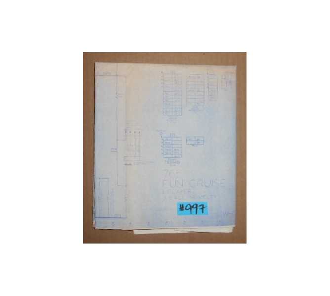 FUN CRUISE Pinball Machine Game SCHEMATIC #997 for sale 