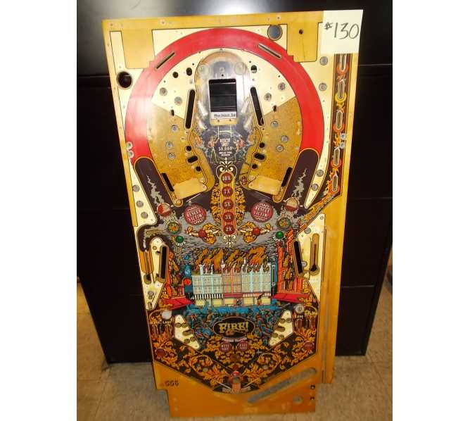 Fire Pinball Machine Game Playfield #130 for sale 