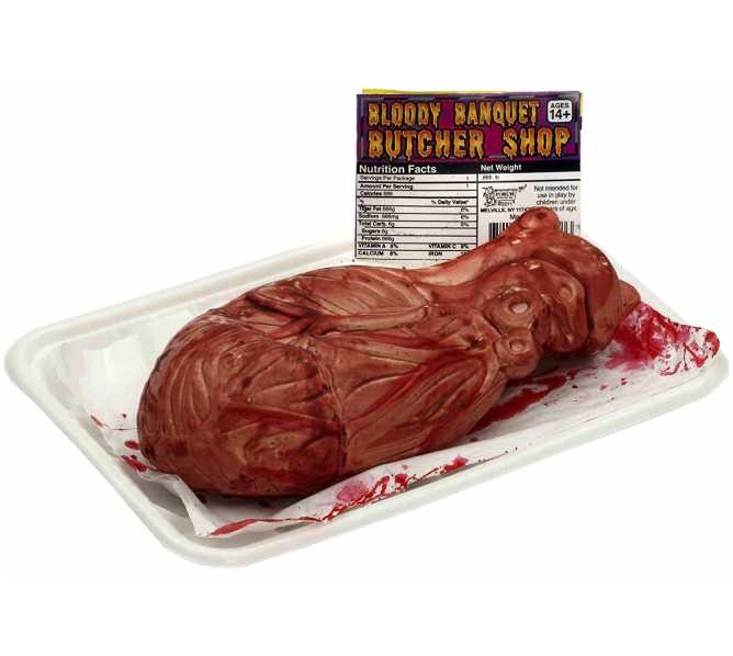Forum Novelties Bloody Banquet Butcher Shop Heart, Red  