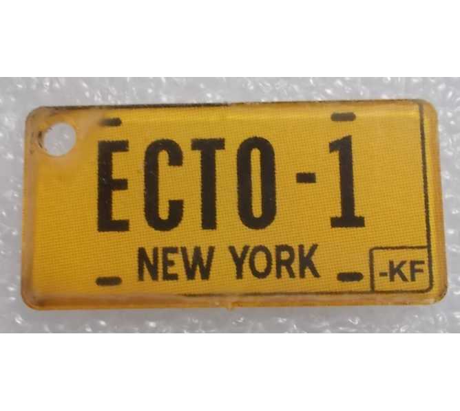 GHOSTBUSTERS Original Pinball Machine Promotional Key Fob Keychain Plastic - Stern 