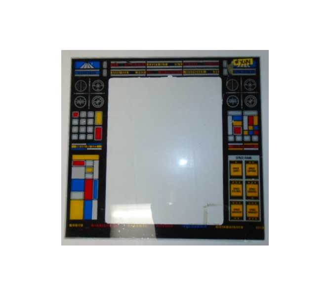 GORF Arcade Machine Game Monitor Bezel Artwork Graphic GLASS for sale #X44  