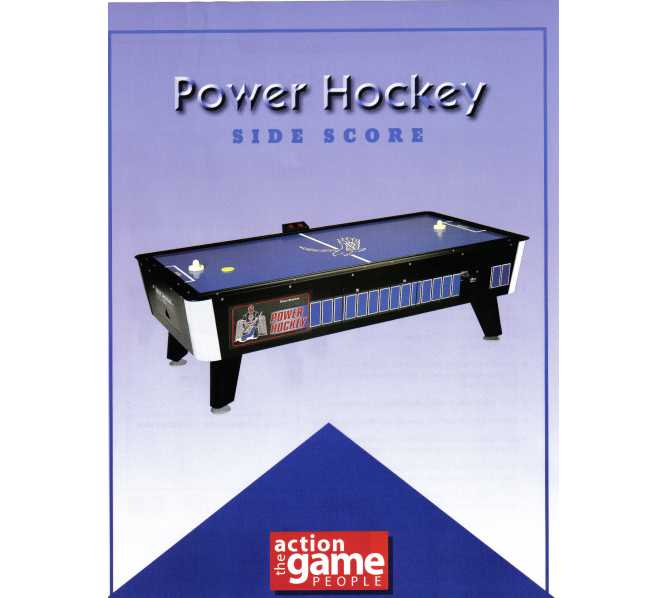 GREAT AMERICAN 8'  POWER Air Hockey Table COIN-OP/SIDE SCORING - NEW 