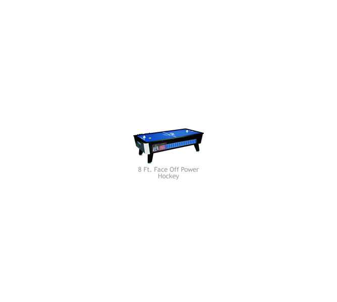 GREAT AMERICAN FACE OFF 8' Air Hockey Home Table without Electronic Scoring - NEW 