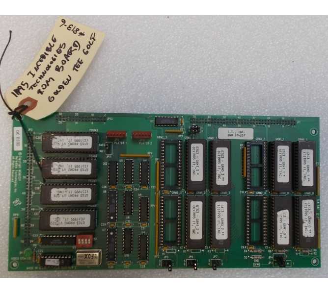 Golden Tee Golf Rom Arcade Machine Game PCB Printed Circuit Board #813-6 