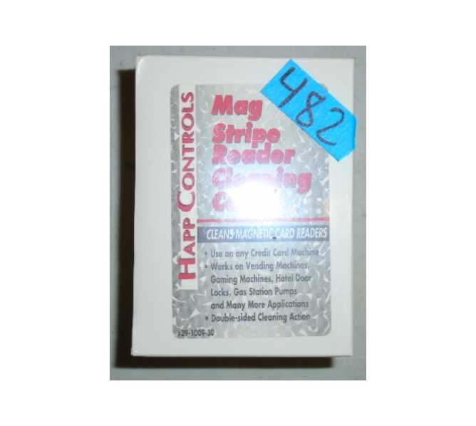 HAPP CONTROLS Mag Stripe Reader Cleaning Card  Part # 29-1009-30 - Box of 50 cards for sale 