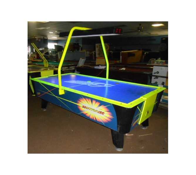 HOT FLASH II AIR HOCKEY Table by Valley Dynamo with OVERHEAD SCORING