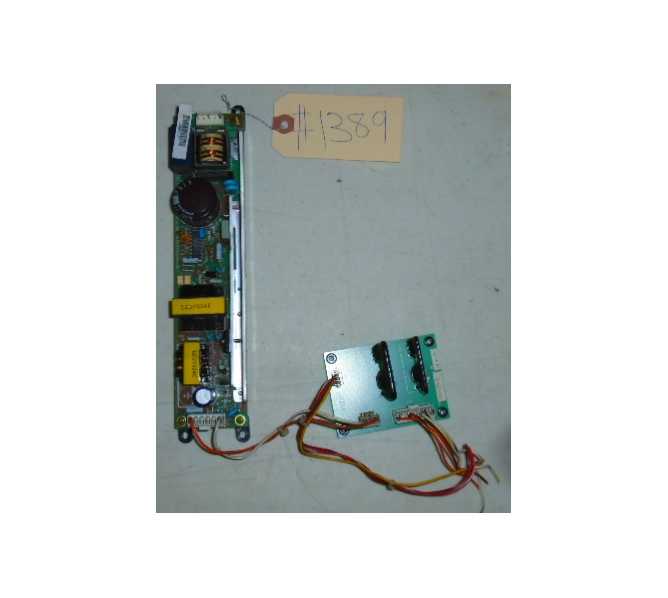 L.A. MACHINE GUNNERS Arcade Machine Game PCB Printed Circuit POWER SUPPLY & FEEDBACK Board #1389 for sale 