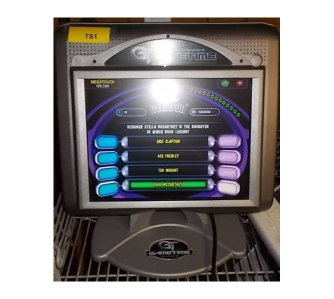 MERIT GAMETIME Touchscreen Arcade Game Machine for sale 