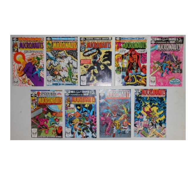 MICRONAUTS COMIC BOOKS LOT - ISSUES #31 through #39 for sale 