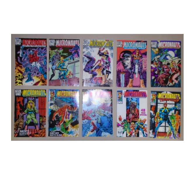 MICRONAUTS COMIC BOOKS LOT - ISSUES #49 through #58 for sale - 1979 1st Series MARVEL COMICS GROUP