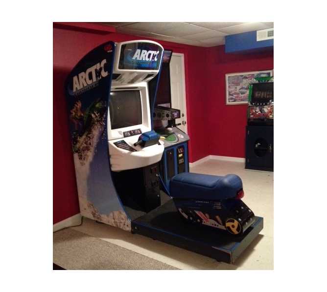 MIDWAY ARCTIC THUNDER Snowmobile Simulator Arcade Machine Game for sale