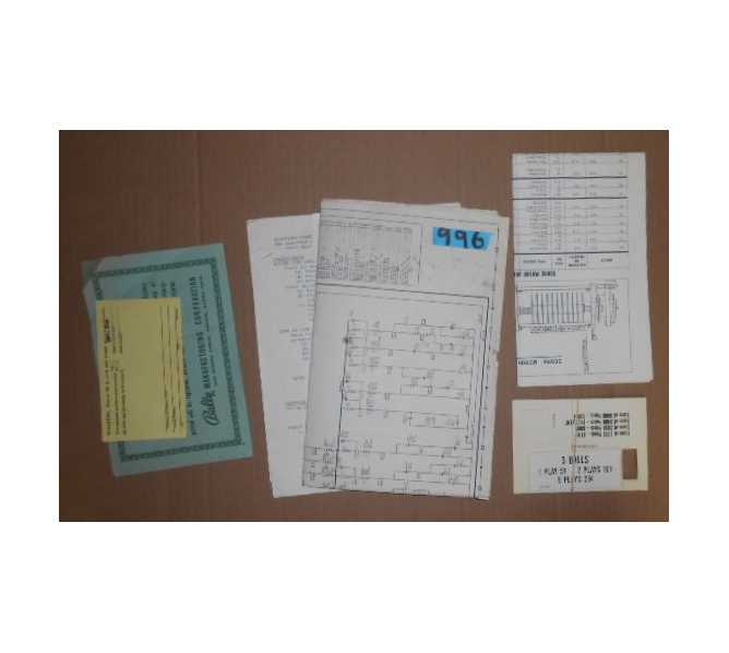 MINI ZAG Pinball Machine Game SCHEMATIC & MORE #996 for sale  