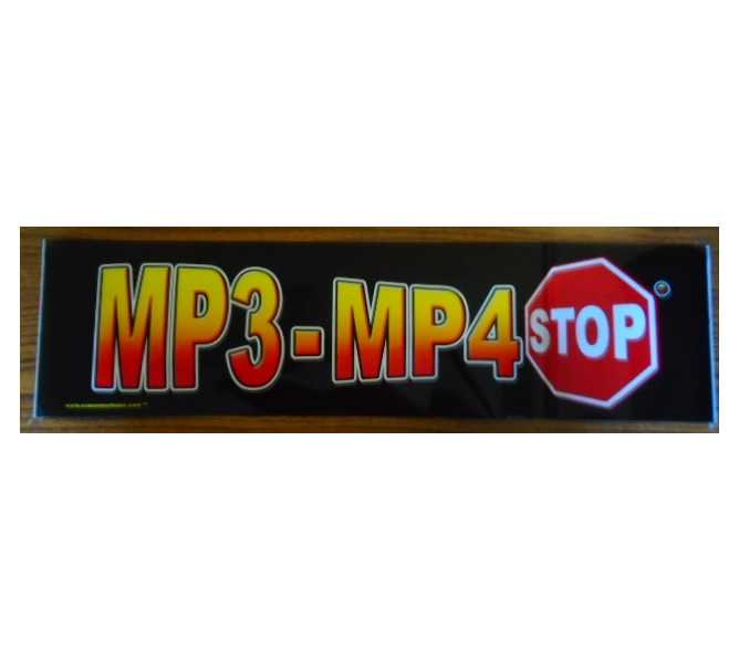 MP3 - MP4 Crane Arcade Machine Game Overhead Marquee Header for sale