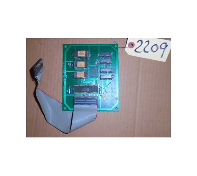 MS. PAC-MAN PACMAN Video Arcade Machine Game PCB Printed Circuit AUX Board #2209 for sale  