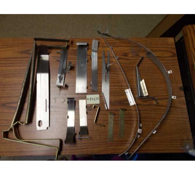 Maverick Pinball Machine Game Parts Guide Rails, Brackets for sale #MV23