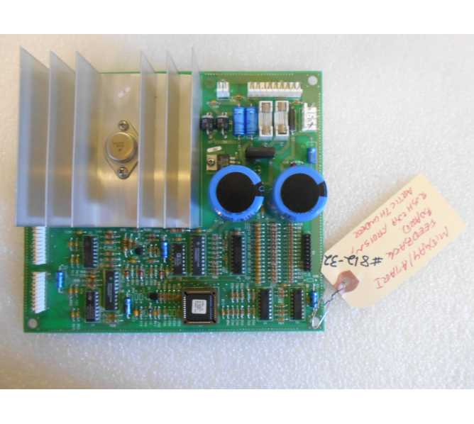 Midway Atari Feedback Arcade Machine Game PCB Printed Circuit Board #812-32 - "AS IS" 