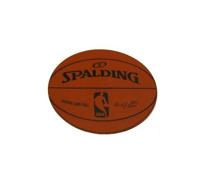 NBA Pinball Machine Game Genuine Replacement - SPALDING Rubber pad - circle 4" #545-6373-07-A9