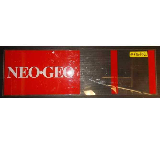 NEO GEO Arcade Machine Game Overhead Marquee Header for sale by SNK #NG102 