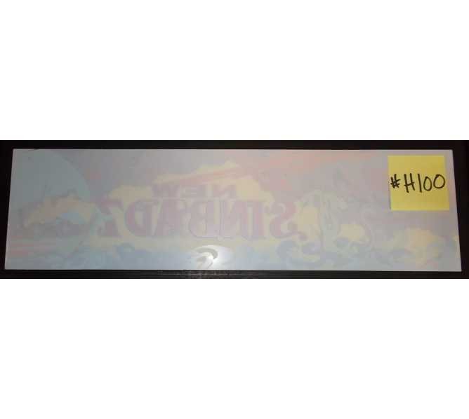 NEW SINBAD 7 Arcade Machine Game Overhead Marquee Header by ATW USA for sale #H100  