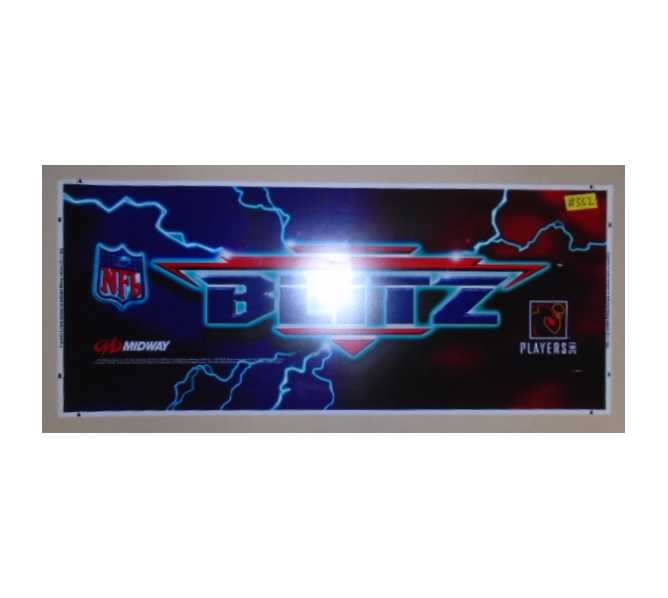 NFL BLITZ Arcade Game Machine FLEXIBLE HEADER #332 for sale by MIDWAY  
