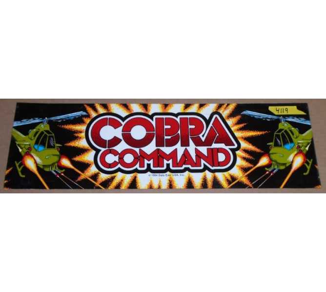 NIHON BUSSAN COBRA COMMAND Arcade Game Machine FLEXIBLE HEADER #4119 for sale  