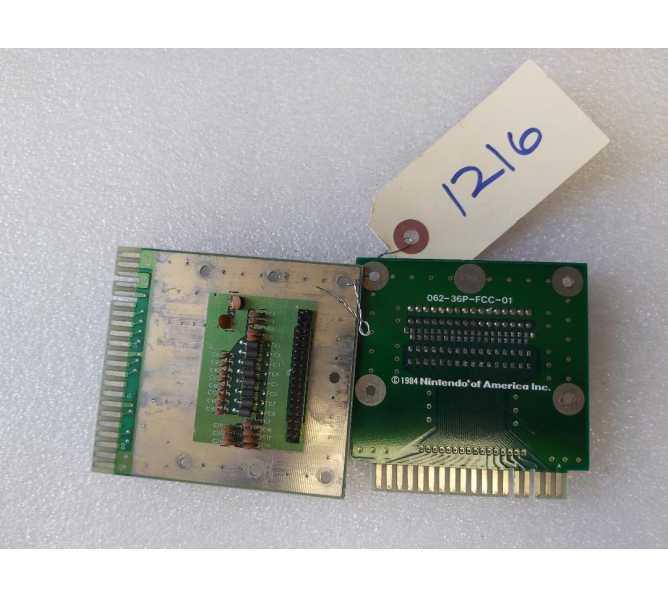 NINTENDO Arcade Machine Game PCB Printed Circuit U.S. FILTER ADAPTER Boards #1216 - LOT of 2