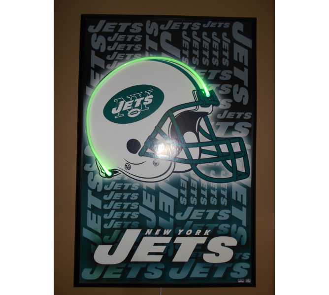 New York Jets Sports Neon Wall Art Print by Neonetics for sale - Made in USA 