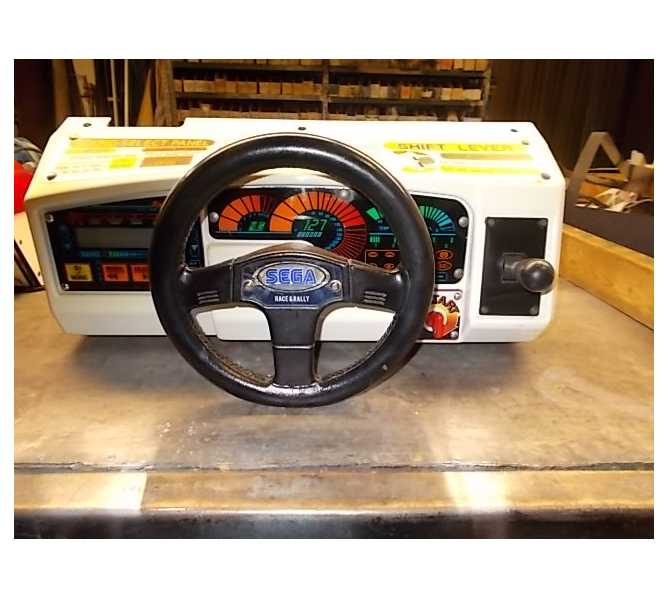 Out Runners Arcade Machine Game by Sega Steering Wheel Assembly - #3030 