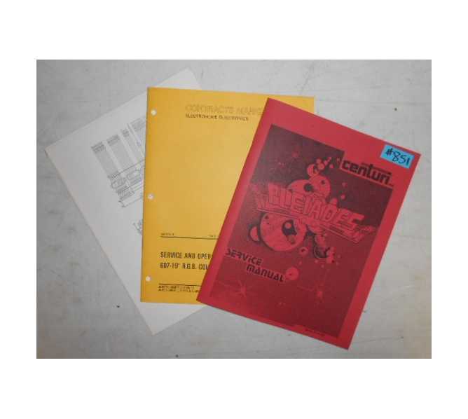 PLEIADES Arcade Machine Game SERVICE MANUAL & SCHEMATICS #851 for sale  