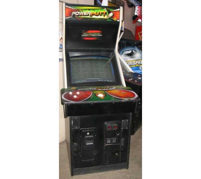 POWERPUTT Upright Arcade Game for sale