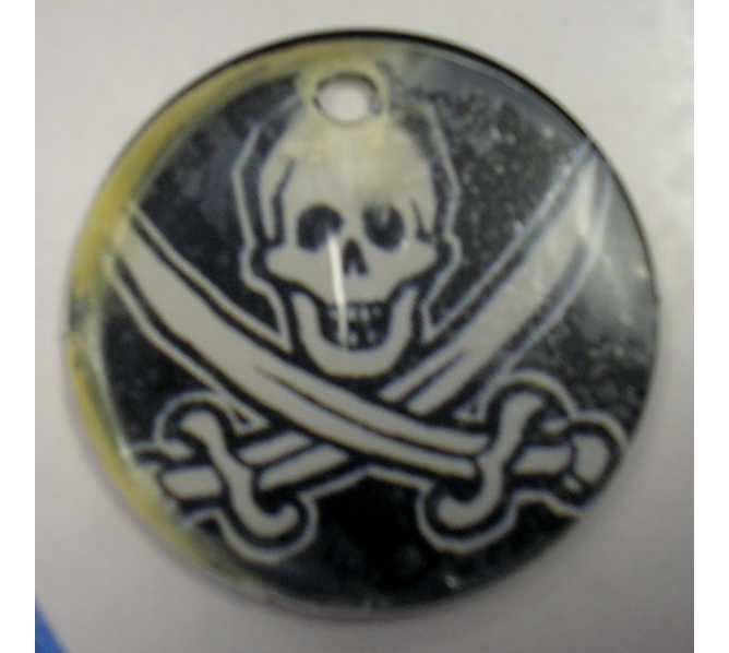 Pirates of the Caribbean Original Pinball Machine Promotional Key Fob Keychain Plastic - Stern