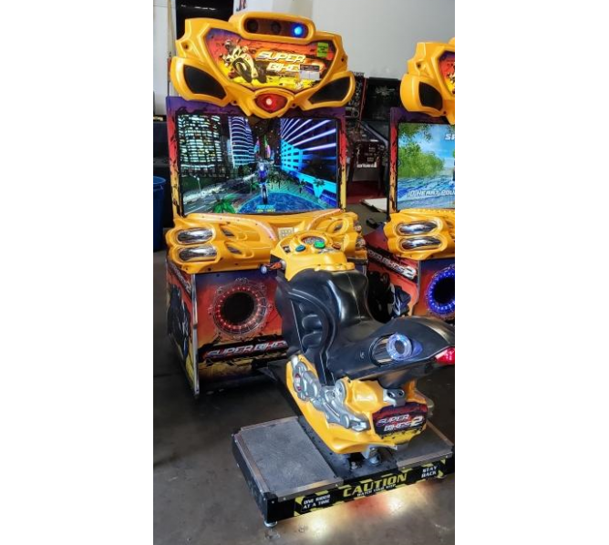 RAW THILLS SUPER BIKES Sit-Down Arcade Machine Game for sale  