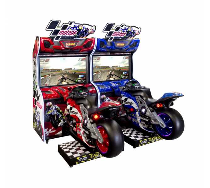 RAW THRILLS MOTO GP 42' DELUXE Sit-Down Arcade Machine Game for sale 