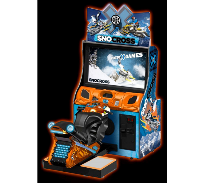 RAW THRILLS WINTER X GAMES SNOCROSS Arcade Game for sale 